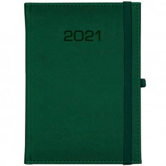 Kalendarz książkowy Tygodniowy - B5 – Classic z gumką -zielony