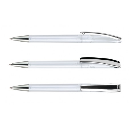 Długopis Evo Transparent Metal Clip 