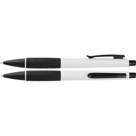 Długopis plastikowy z gumowym uchwytem Truxo
