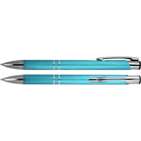 Długopis aluminiowy z chropowata powierzchnia Beneta