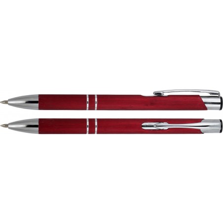 Długopis aluminiowy z chropowata powierzchnia Beneta