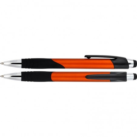 Długopis plastikowy z gumowym uchwytem Duera